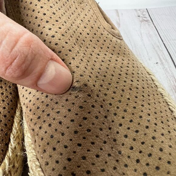 Esprit Women's Brown Somerset Espadrille Nadeen Style Loafer Shoes Size 7.5 - Picture 6 of 8